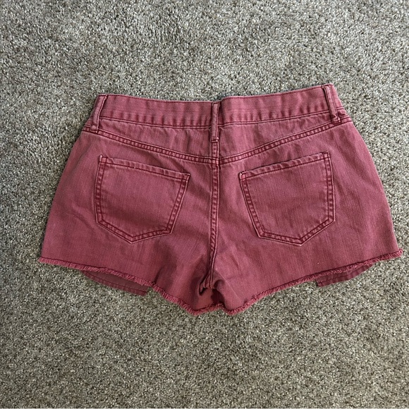Old Navy Light Red Denim Shorts - Picture 2 of 3
